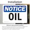 Signmission Oil, 7 in W x Rectangle, Vinyl Decal OS-2PACK-NS-D-57-L-16969 - alternate 2